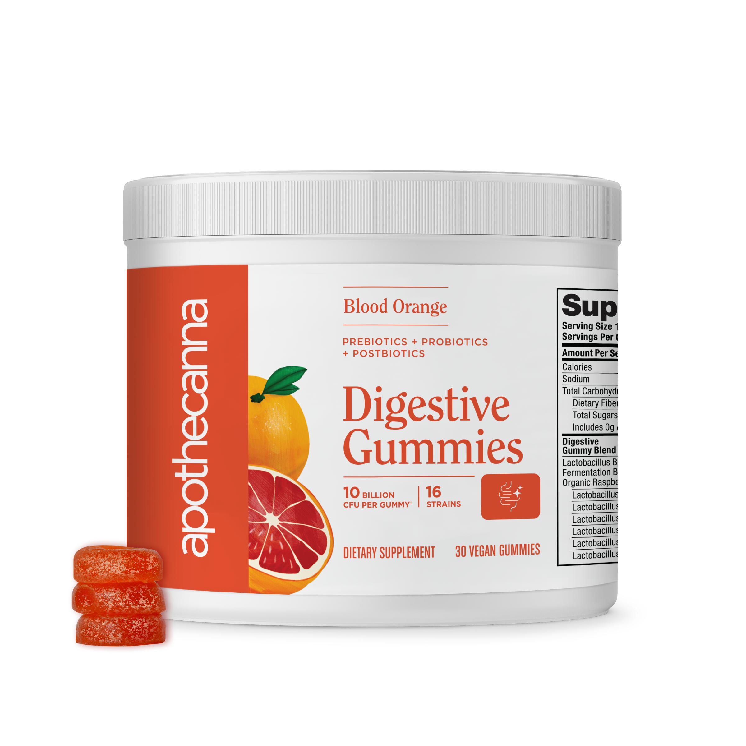 Digestive Gummies Blood Orange - 30 Count