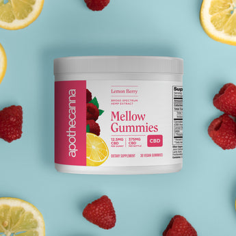 Mellow CBD Gummies Lemon Berry - 30 Count